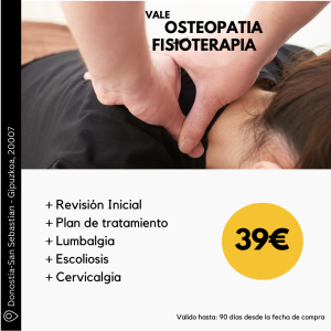 Consulta de osteopatía y fisioterapia, rehabilitación física