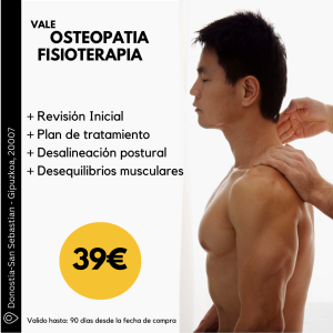 Consulta de osteopatía y fisioterapia, terapia manual y movilización