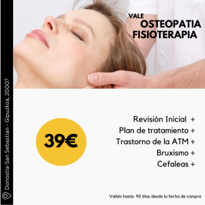Consulta de osteopatía y fisioterapia en Donostia San Sebastian